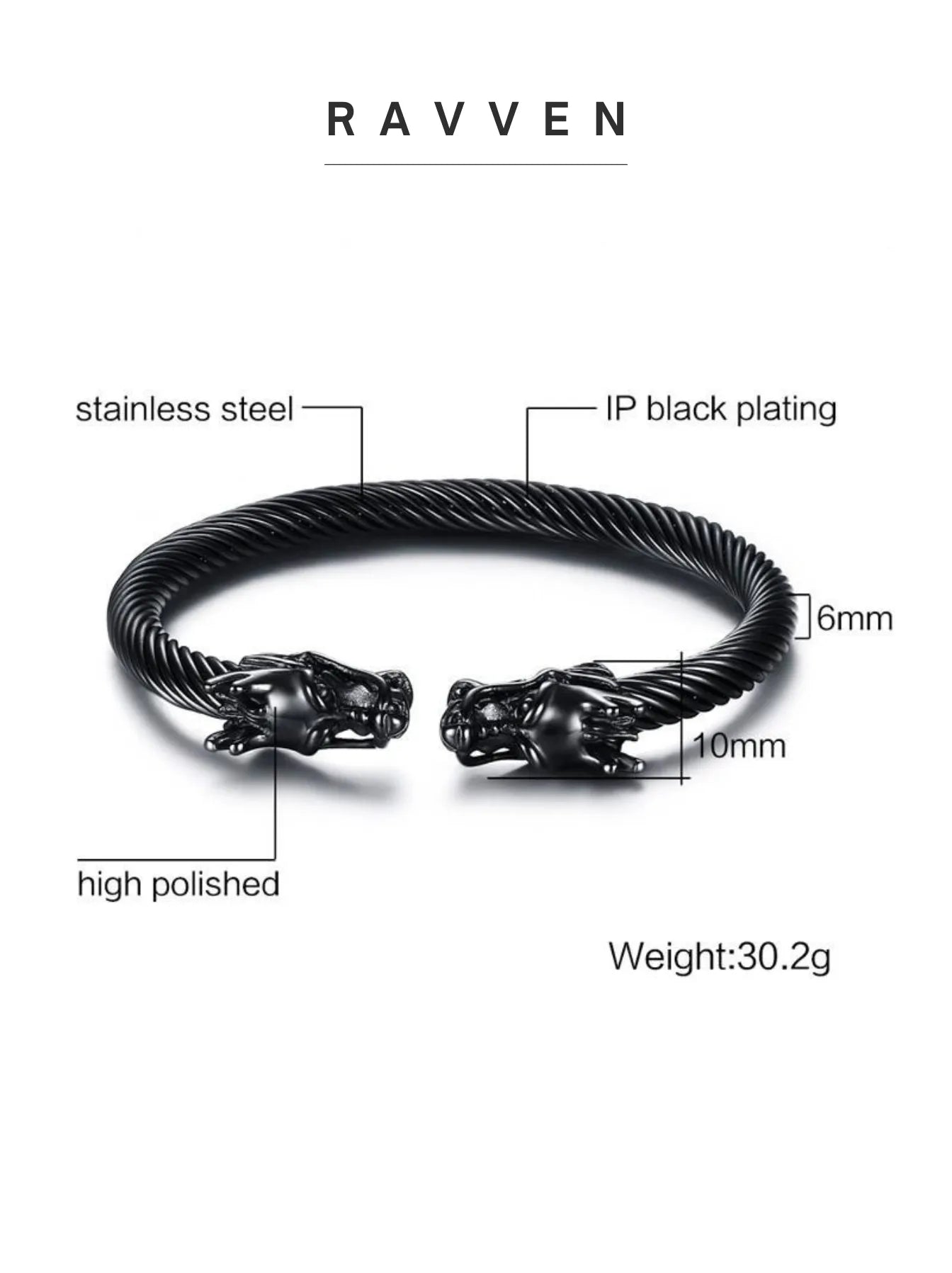 Dragon Bracelet – Bold & Timeless