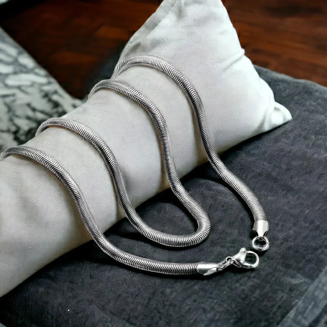Snake Thick Chain – Bold Stainless Steel Statement Piece