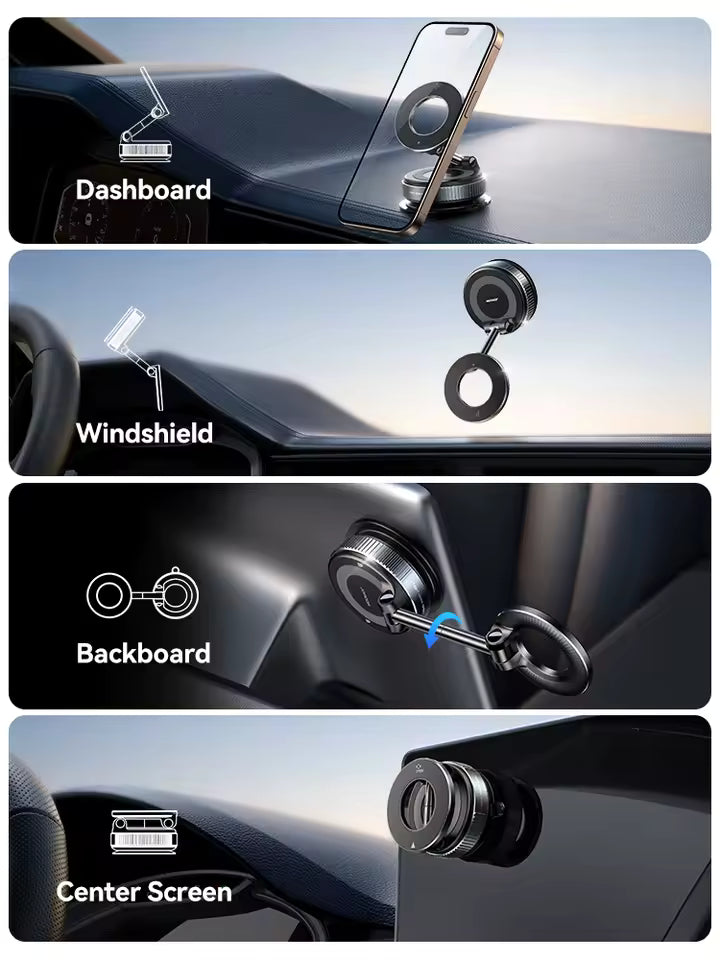 Vacuum Magnetic Suction Phone Holder