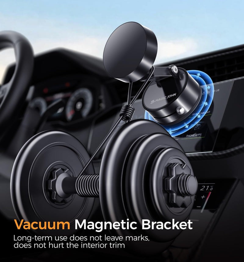 Vacuum Magnetic Suction Phone Holder
